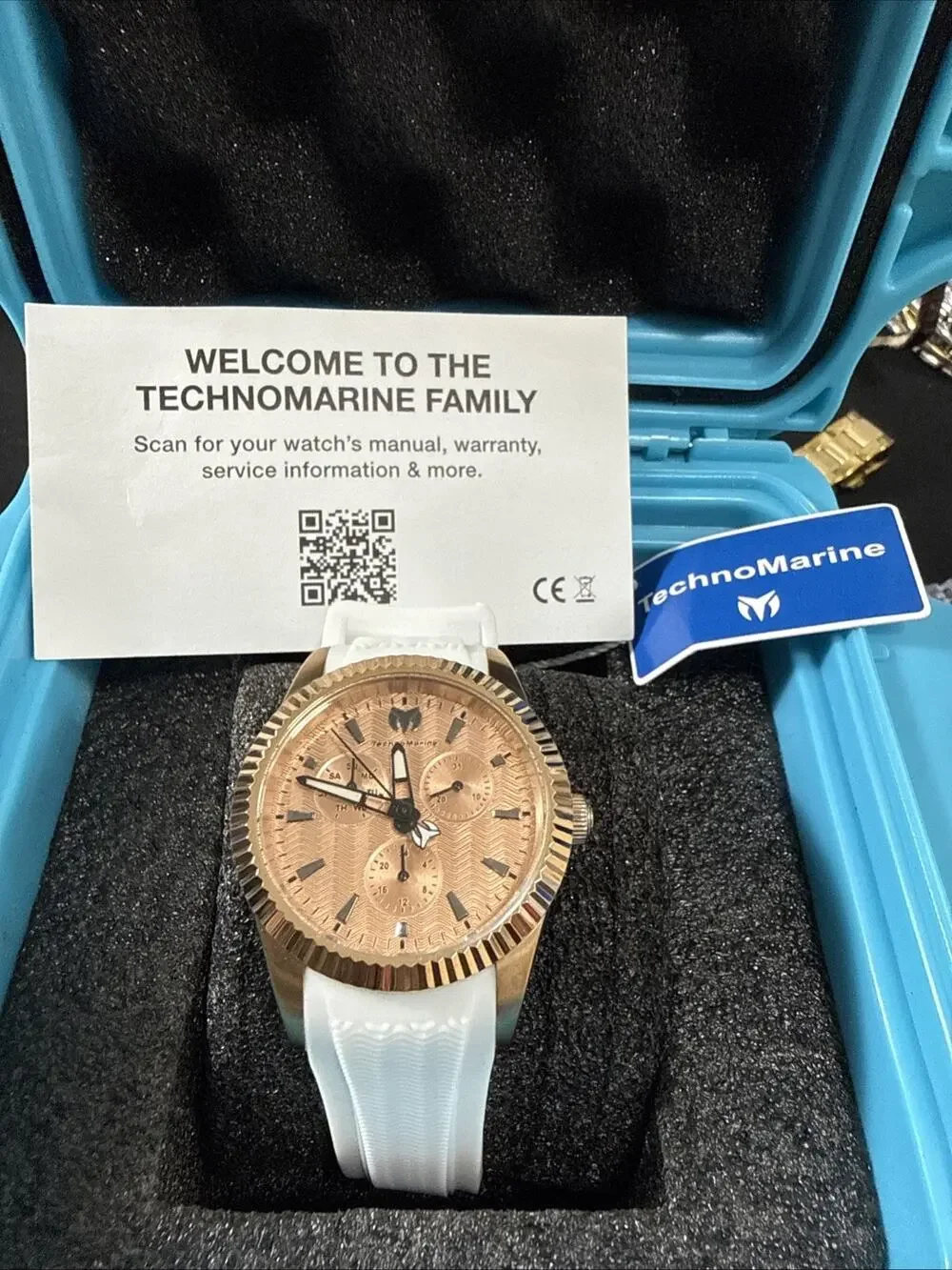 Women’s Technomarine Sea Dream TM-724004 Rose Gold Brand New With Hard Box